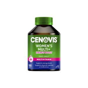 Cenovis Women’s Multi+ Energy Boost Capsules 100 – One-a-Day Multivitamin Supporting Energy, Physical Stamina, Immune and Bone Health