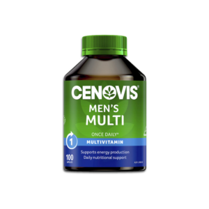 Cenovis Men's Multi multivitamin capsule for daily energy, immunity, nervous system, and eye health