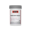 Swisse Beauty Hair Skin Nails+ bottle showing vitamins for hair, skin, and nails support