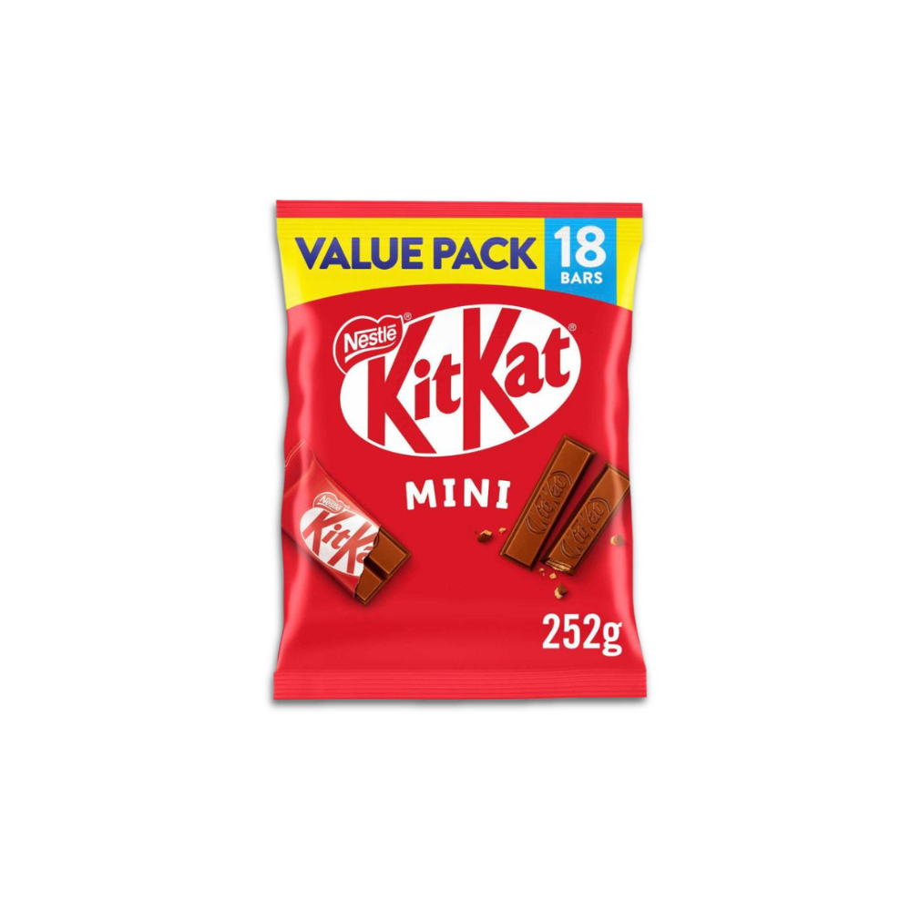 KitKat milk chocolate coated crispy wafer fingers snack bar