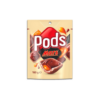 Mars PODS chocolate snack with crispy wafer shell and gooey caramel milk chocolate filling.