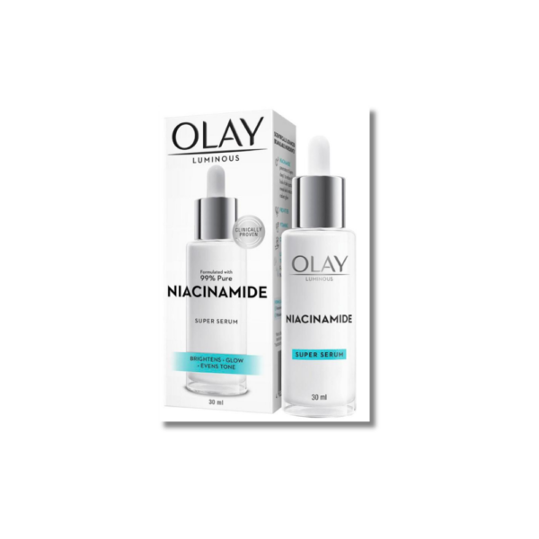 Niacinamide 99% pure skin brightening serum for dark spot reduction, smooth and glowing skin.