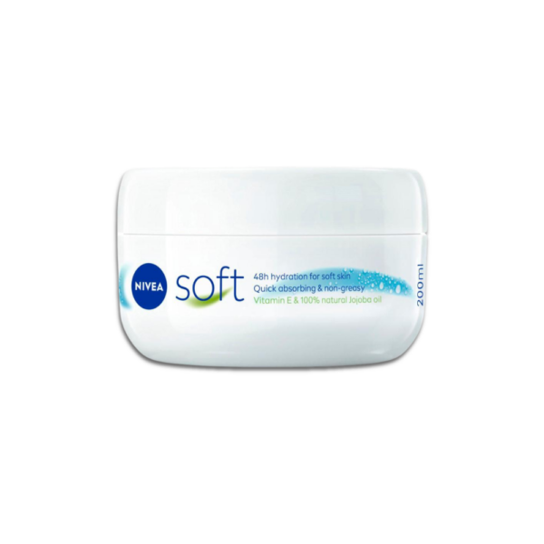 Nivea Soft Cream Lotion Moisturiser + Jojoba Oil & Vitamin E | 200mL