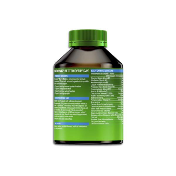 Cenovis Men's Multi Vitamin Capsules For Energy 100 pack