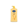 Vaseline Intensive Care Cocoa Glow body lotion bottle with cocoa butter moisturizing formula.
