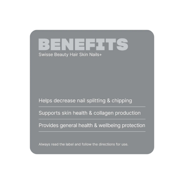 Swisse Beauty Hair Skin Nails+ Tablets 100 pack
