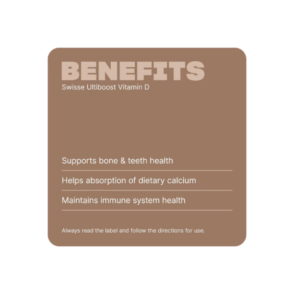 Swisse Ultiboost Vitamin D Capsules 400 pack