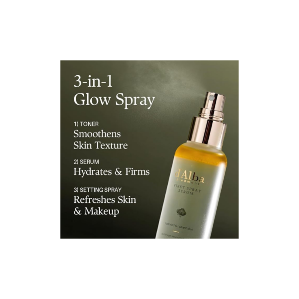 d’Alba Italian White Truffle First Spray Serum vegan all-in-one hydrating mist lightweight non-comedogenic Korean skincare 100ml