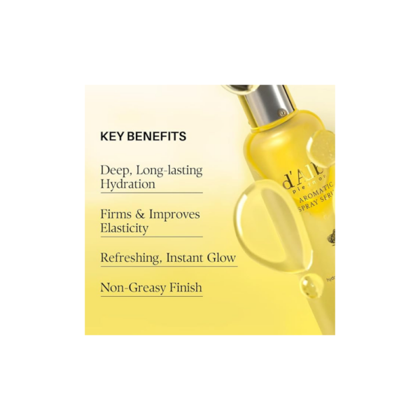 d'Alba Italian White Truffle First Aromatic Spray Serum – Vegan, Glowy, Hydrating & Antioxidant Face Mist; Deep Hydration & Skin-Firming Serum; Korean Skincare (120ml)