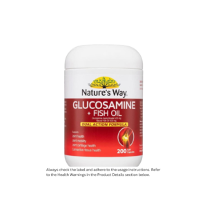 Nature's Way Glucosamine & Fish Oil 200 Capsules