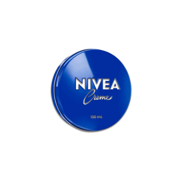 NIVEA Creme Blue Tin 150ml jar, intensive moisturizing cream for face, hands, and body