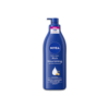 NIVEA Rich Nourishing Body Lotion with Hyaluron and Almond Oil for deep hydration and dry skin care.