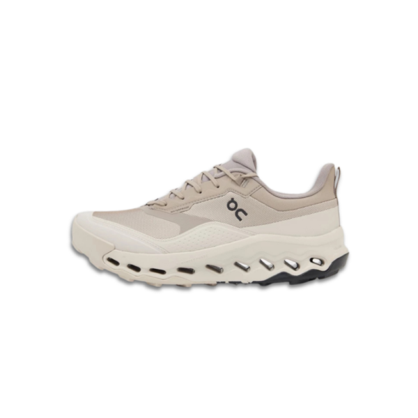 On Running Cloudhorizon 2 Waterproof trail trainers in beige with CloudTec cushioning and Missiongrip outsole.