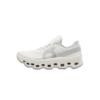 On Running Cloudmonster grey running sneakers with breathable upper and cushioned CloudTec sole.