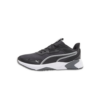 PUMA Disperse men’s running shoes available in Black, Blue, White, and Black/White with mesh upper and cushioned PUMALite midsole.