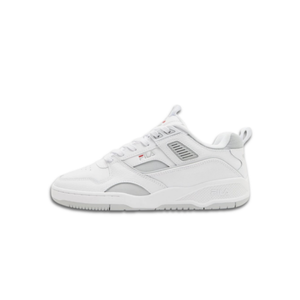 Fila Corda trainers for men in multiple colors including cream, grey, black, white and black & white with cushioned sole and classic design.