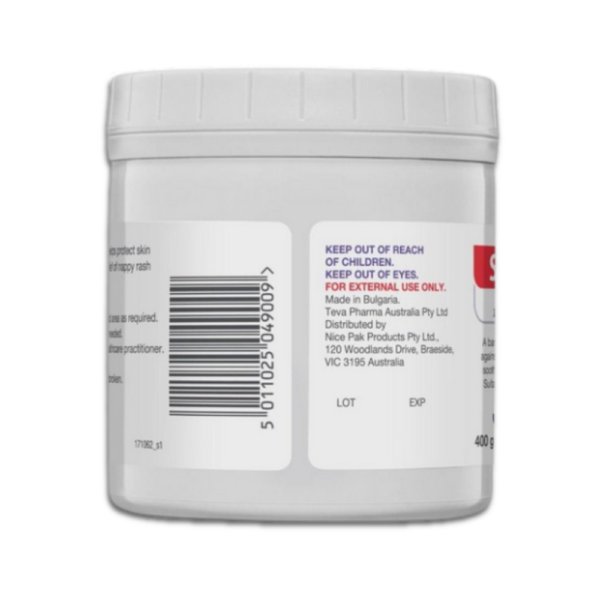 Sudocrem antiseptic healing cream 400g for nappy rash, skin protection, and soothing sensitive skin.