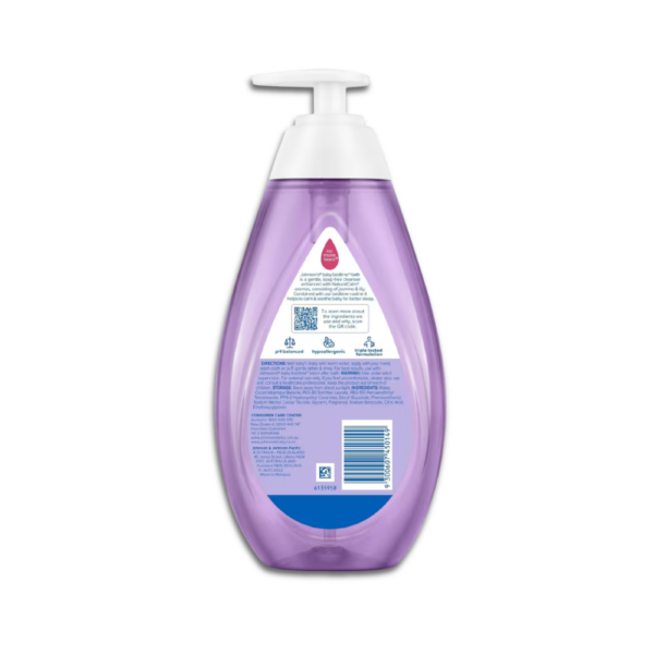 Johnson's Bedtime Gentle Calming Scented Tear Free Baby Bath 500mL