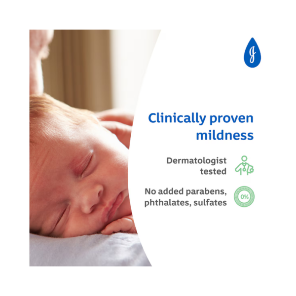 Johnson’s Baby Oil with Aloe Vera and Vitamin E for soft, smooth, and moisturised baby skin.
