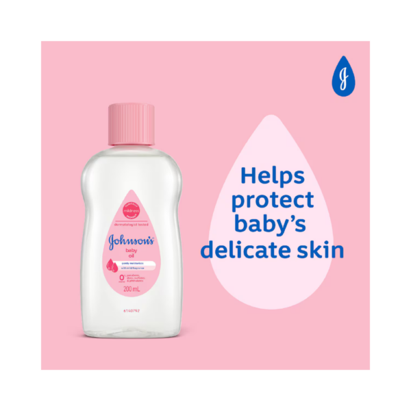 Johnson's Gentle Mild Moisturising Baby Oil 200mL