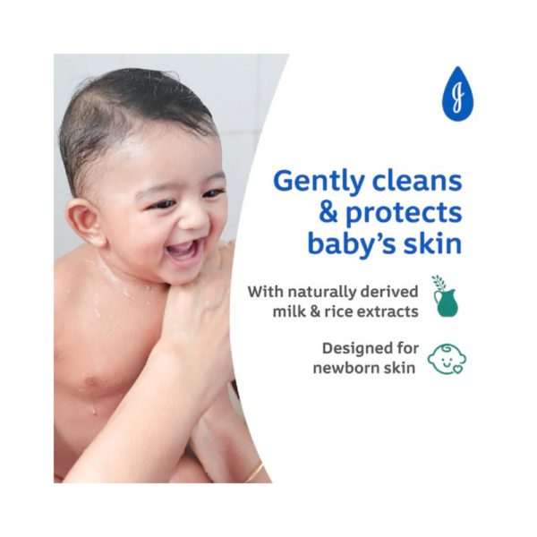 Johnson's Milk + Rice Tear Free Gentle Nourish Moisturising Baby Bath 500mL