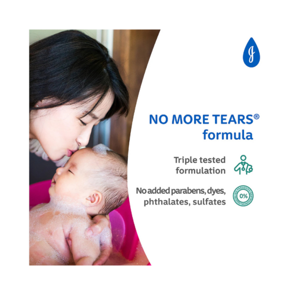 Johnson's Milk + Rice Tear Free Gentle Nourish Moisturising Baby Bath 500mL
