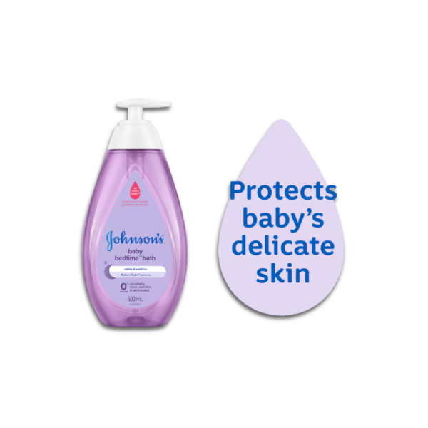 Johnson's Bedtime Gentle Calming Scented Tear Free Baby Bath 500mL