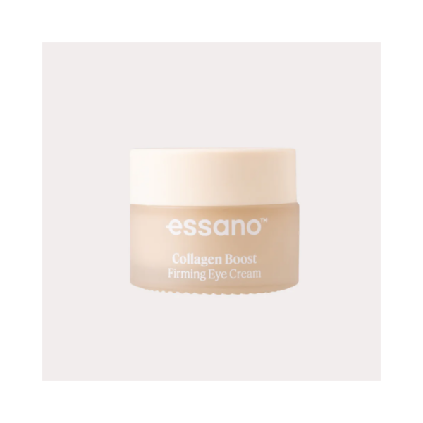 Essano Collagen Boost Firming Eye Cream for dark circles, puffiness, and firmer under-eye skin.