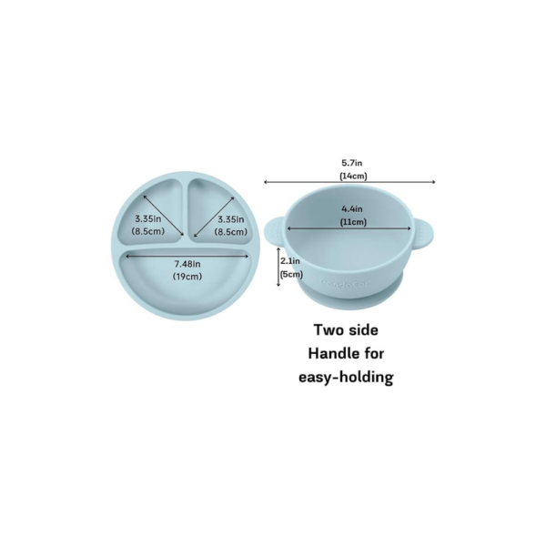 PandaEar Silicone Baby Feeding Set