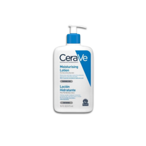 CeraVe Daily Moisturising Lotion for dry skin, lightweight oil-free face and body moisturizer with ceramides and hyaluronic acid.