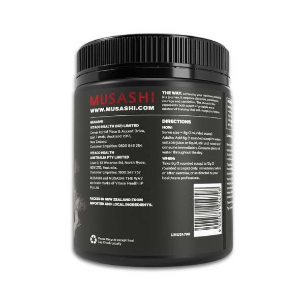 Micronised creatine monohydrate berry flavour supplement for muscle strength and high-intensity workout performance.