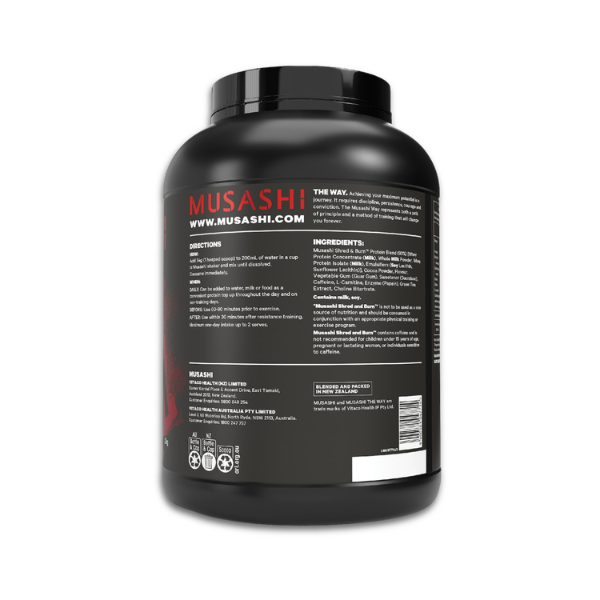Musashi Shred & Burn Powder Chocolate 2kg